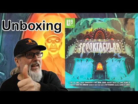 Spooktacular | Unboxing | Level 99 Games | Designed by D. Brad Talton, Jr. | Full of movie monsters