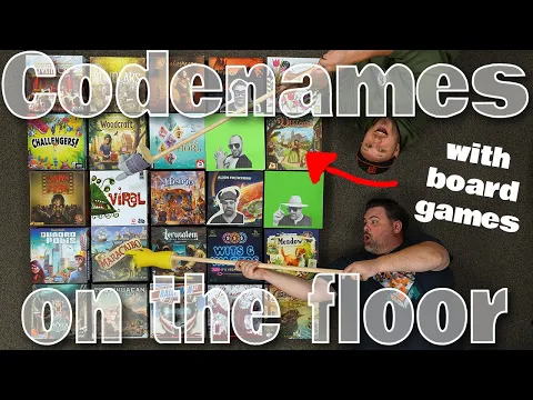 Giant Code Names played with Board Games