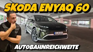 Zu wenig Akku? Skoda Enyaq 60 Autobahnreichweite und Ladezeit im Test. Langstrecke machbar? #ev