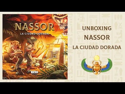 🎁 NASSOR. LA CIUDAD DORADA | Unboxing | IRD Board Games