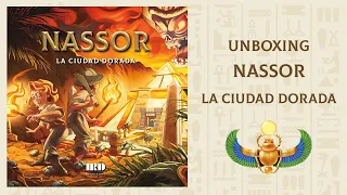 NASSOR. LA CIUDAD DORADA | Unboxing | IRD Board Games
