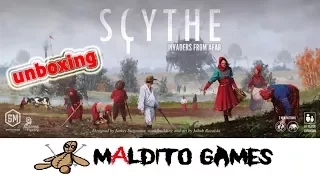 Scythe, Invasores de Tierras Lejanas, unboxing