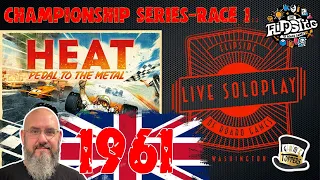 LIVE SoloPlay with Sam - Heat: Pedal to the Metal (1961 Championship Series-Race 1)