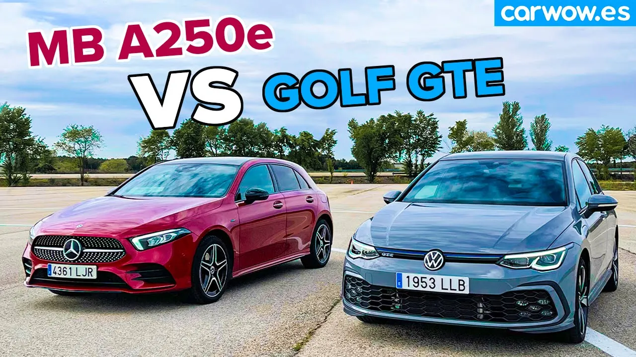 VOLKSWAGEN GOLF GTE vs MERCEDES CLASE A 250e: ¿Cuál es mejor? DUELO DE PHEV