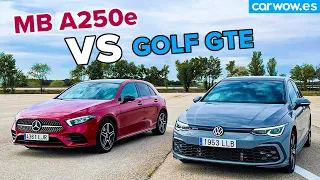 VOLKSWAGEN GOLF GTE vs MERCEDES CLASE A 250e: ¿Cuál es mejor? DUELO DE PHEV