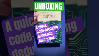 Unboxing Digit Code: A Code-breaking Deduction Filler Game from Playte! #boardgames #boardgame