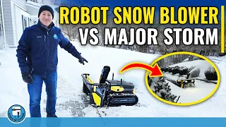 Yarbo Autonomous Snow Blower Takes On Major Storm: How Did It Do?