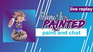 Marvel United Miniature Painting Live Stream and Chat