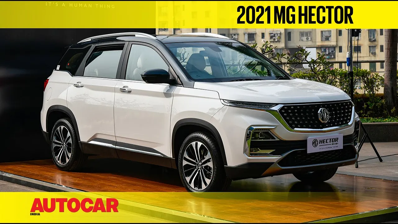2021 MG Hector and MG Hector Plus 7 seater walkaround | First Look | Autocar India