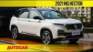 2021 MG Hector and MG Hector Plus 7 seater walkaround | First Look | Autocar India