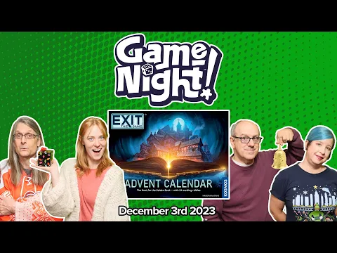 GameNight! 24 Days of Christmas - Exit: The Game Advent Calendar The Hunt for the Golden Book Day 3