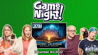 GameNight! 24 Days of Christmas - Exit: The Game Advent Calendar The Hunt for the Golden Book Day 3