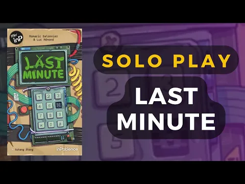 Last Minute Board Game Solo Playthrough | DaniCha