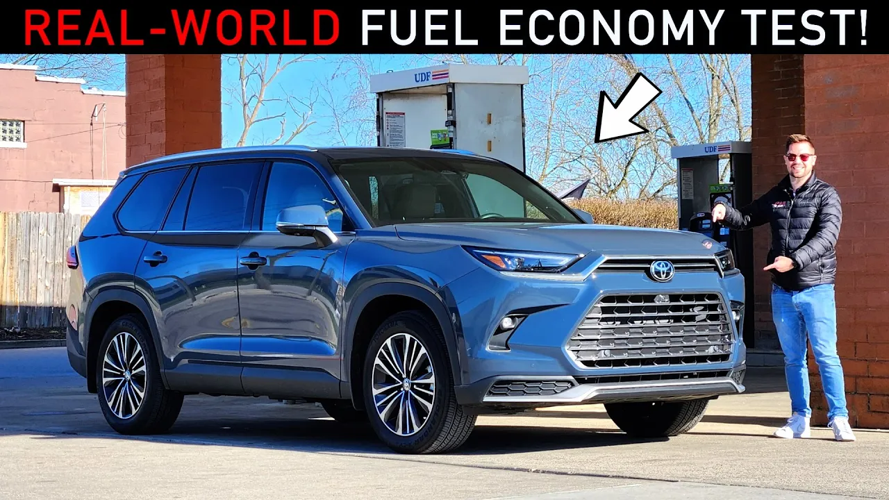 2024 Toyota Grand Highlander Hybrid Max -- Real-World Highway Fuel Economy Test!