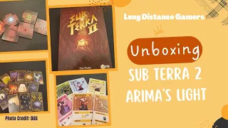 Sub Terra 2 Arima's Light: Unboxing