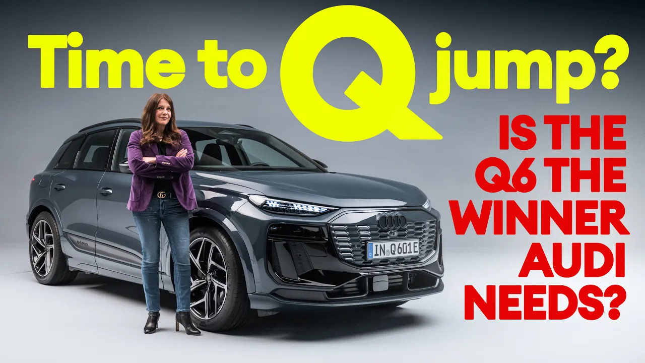 New Audi Q6 e-tron FIRST LOOK : time to jump the Q? | Electrifying