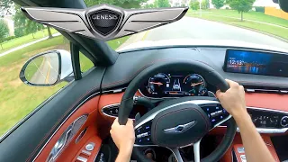 375HP! -- 2022 Genesis GV70 Sport Prestige // POV Review & City Test Drive (3D Binaural Audio)