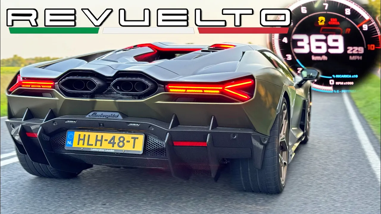Lamborghini Revuelto V12 1015HP // 0-369 LAUNCH CONTROL SOUND & POV
