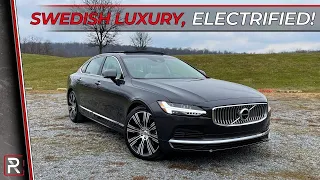 The 2021 Volvo S90 Recharge is an Exclusive Swedish Flagship Luxury Sedan