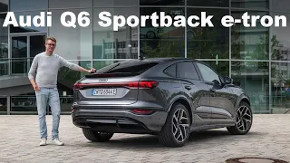 PROV: Audi Q6 Sportback e-tron. Räckvidd och laddning i toppklass!