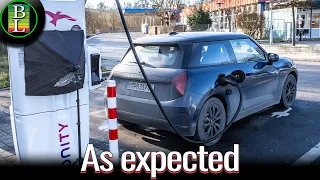 Mini Cooper E (36kWh) DC Fast Charging Test ⚡ 3–80% in 27 Minutes | Charging Curve Analysis