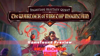 The Warlock of Firetop Mountain - Gamefound Preview - Not Bored Gaming