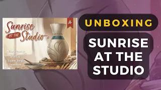 Sunrise at the Studio Board Game Unboxing | DaniCha