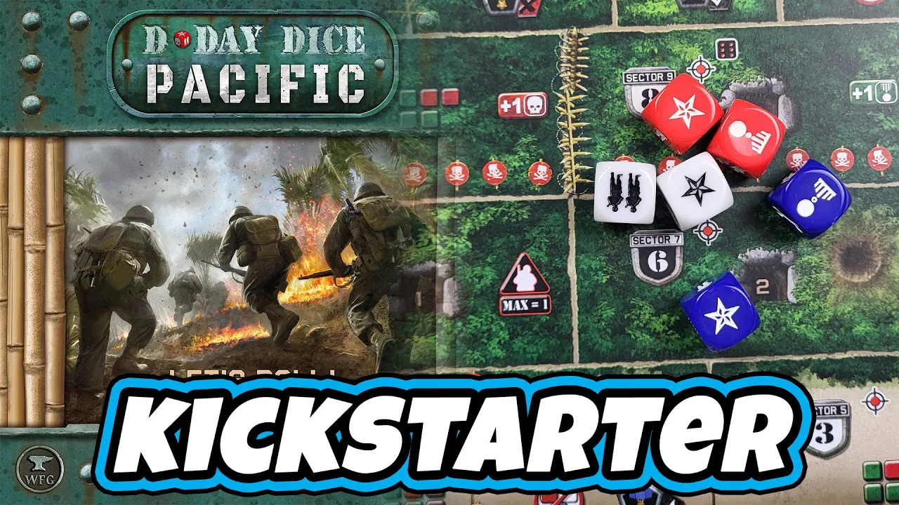 D-DAY DICE: PACIFIC | Kickstarter Preview