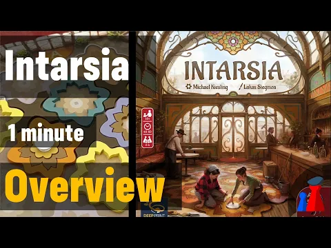Intarsia -1 minute Overview - Peaky Boardgamer