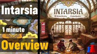 Intarsia -1 minute Overview - Peaky Boardgamer