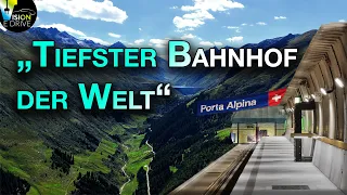 Porta Alpina - Der Bahnhof IM Gotthard, der NIE gebaut wurde!
