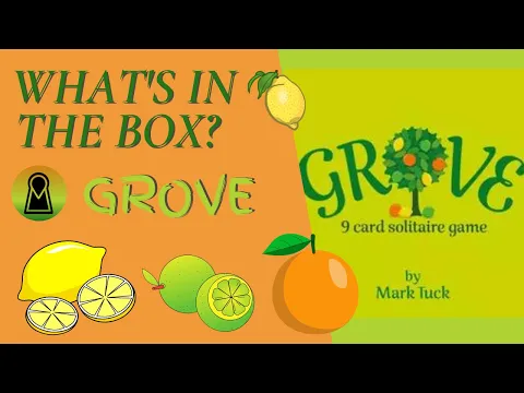 What's In The Box? Grove Unboxing Kickstarter Side Room Games
