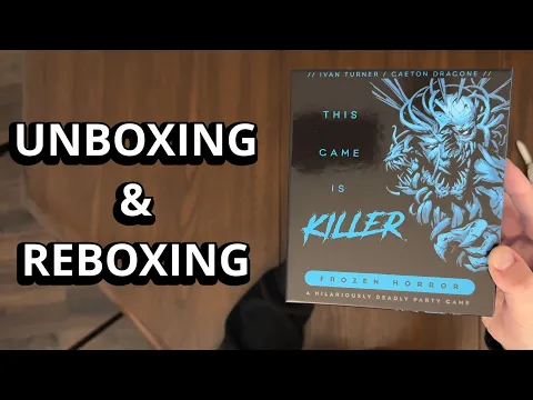 This Game Is KILLER: Frozen Horror - Quick Look Game Unboxing and Reboxing - What's in the Box?