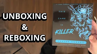 This Game Is KILLER: Frozen Horror - Quick Look Game Unboxing and Reboxing - What's in the Box?