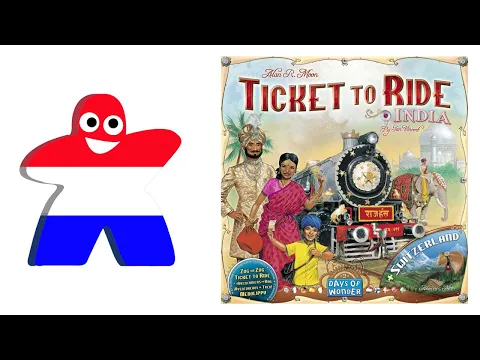 Ticket to Ride - Map Collection 2 - India / Switzerland