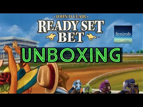 Ready Set Bet Board Game I Unboxing (No Talking)