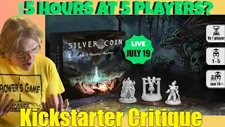 Silver Coin: Age of Monster Hunters - Kickstarter Critique Review