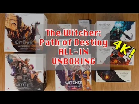 [4K] The Witcher: Path of Destiny - ALL-IN UNBOXING [GAMEFOUND]