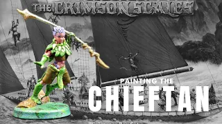 The Orchid Chieftain miniature painting Ready for adventures in Gloomhaven Crimson Scales!