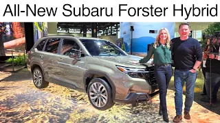 Finally here...the 2025 Subaru Forester Hybrid! // First look