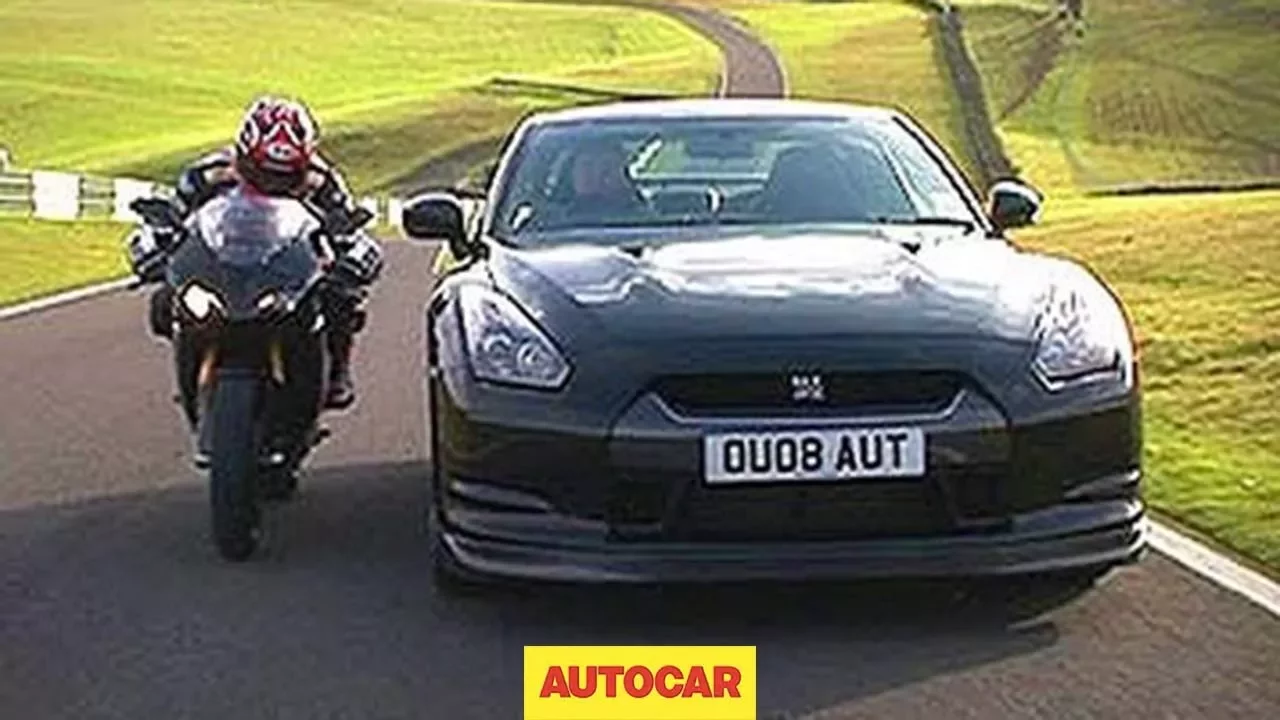 Car vs Bike (Nissan GT-R vs Ducati) by autocar.co.uk - part two
