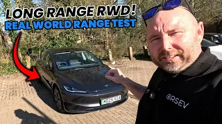 2025 Tesla Model 3 "Highland" Long range RWD real-world range test - how far will it really go?