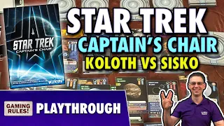 Star Trek: Captain's Chair - Koloth vs Sisko