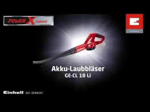 Video zu Einhell Akku Laubbläser GE-CL 18 Li E Kit