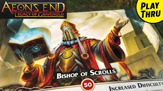 AEONS END LEGACY OF GRAVEHOLD Playthrough - First Battle for Gravehold to Show Basics of Legacy Play
