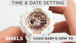 How To Change Time On A Baby-G Watch