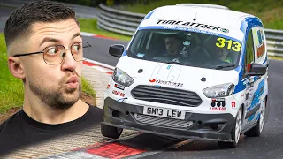 FULL SEND in Crazy Tuned Ford Transit Racecar! // Nürburgring