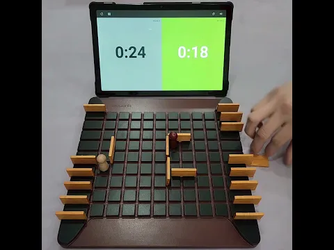 Quoridor Blitz: The Fast-Track Maze Challenge! ππ¨ #boardgame