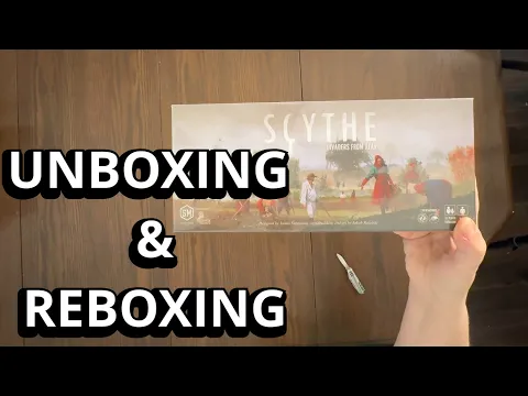 Scythe: Invaders From Afar - Board Game Expansion - What's in the Box - Unboxing & Reboxing