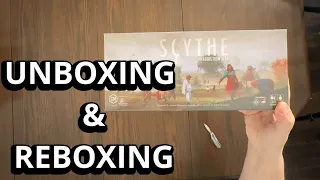Scythe: Invaders From Afar - Board Game Expansion - What's in the Box - Unboxing & Reboxing